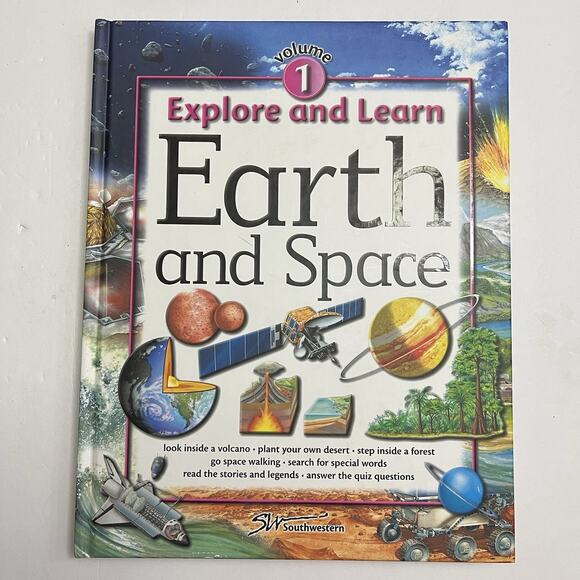 Explore and Learn Volume 1 Earth and Space Hardcover Educational Homeschool - Picture 1 of 9